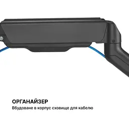 Настільний кронштейн для двох моніторів 17–32 дюйми OfficePro OPMA-502, чорний - мініатюра 12