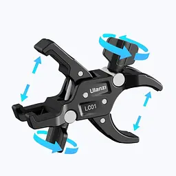 Кріплення Ulanzi VijiXiaomi LC01 Tube Clamp UV-T017 LC01 Black - мініатюра 3