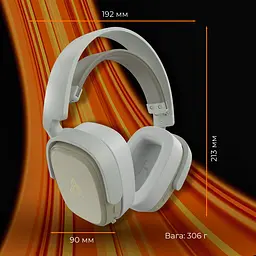 Навушники Ajazz AHM09 MAX 3-Mode Grey (AHM09-MAX-GW) - мініатюра 7