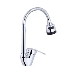 Змішувач для кухні з гнучким виливом Agua Sevilla-C039 CV022345 Хром - мініатюра 3
