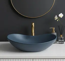 Умивальник Rea Royal 60 накладний blueberry matt REA-U6373 - мініатюра 4