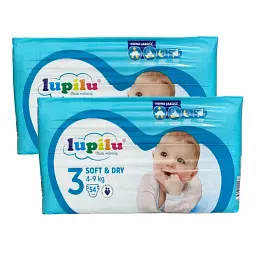 Підгузки Lupilu soft & dry 3 Midi (4-9 кг), 108 шт