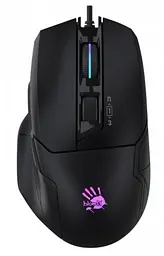 Миша Bloody W70 Max, Stone Black, USB, оптична (сенсор MAX BC3332-A), 100-10000 dpi, RGB підсвічування (5 профілів), 11 кнопок, ніжки X'Glide, 1.8 м