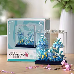 Дитячий конструктор Bambi Ornament Flower 7377 у колбі, 343 деталі - мініатюра 2