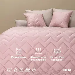 Покривало Ideia 220х240 IZZI пудра (8-34586x002) - мініатюра 3