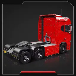 Конструктор Mould King Пневматичний тягач FH16 з причепом (19015+19015T) [160283] - мініатюра 4