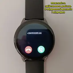 Смарт годинник T2 Pro Active 2 Bluetooth, встановлення свого фону, прийняття/здійснення дзвінків Чорний - мініатюра 3