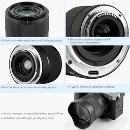 Об'єктив Viltrox AF 40mm f/2.5 Air Sony E Black - мініатюра 12