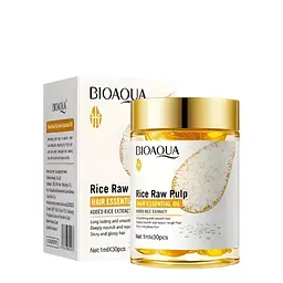 Капсули для відновлення волосся Bioaqua Rice Raw Pulp з рисом 30 шт