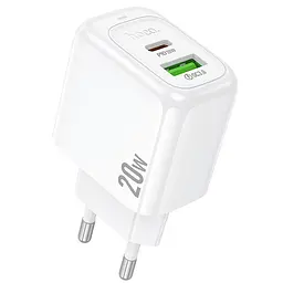 МЗП Hoco CS54A Surplus PD20W+QC3.0 (1USB-A/1C) White
