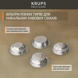 Ріжкова кавоварка еспресо Krups XP804T10 - мініатюра 7