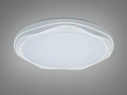 LED стельова люстра Romin біла 58 Вт смарт без пульта - мініатюра 4