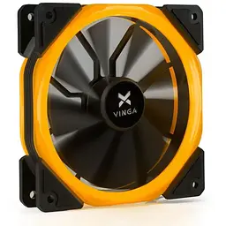 Кулер до корпусу Vinga LED fan-02 orange