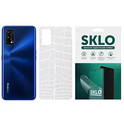 Захисна плівка SKLO Back (тил) Transp. для Realme C20 Прозорий / Croco