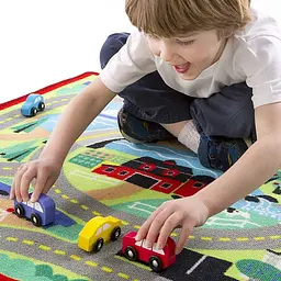Килимок ігровий Melissa & Doug Міська дорога з машинками (MD19400) - мініатюра 8