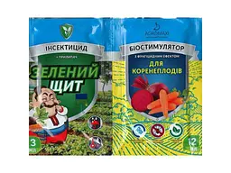 Інсектицид АГРОМАКСІ 3мл+12мл Зелений щит "Коренеплоди" (Коренеплоди)