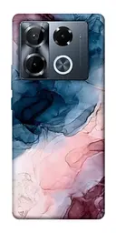 Чохол Demsky Рожево-блакитні розводи для Infinix Note 40 Pro 4G