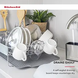 Підставка для сушки посуду KitchenAid Sinkware сіра (KEG896BXCGA) - мініатюра 12
