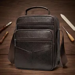 Месенджер шкіряний 14991 Vintage коричневий