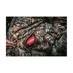 Куртка з підігрівом MILWAUKEE, M12 HJCAMO6-201(XL), камуфляжна (розмір XL) (+зар.пр., 1 акум.Х 2А·год) - мініатюра 5