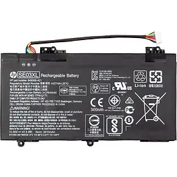 Акумулятор для ноутбуків HP Pavilion 14-al000 (SE03XL) 11.55V 3450mAh (original) (NB462001)