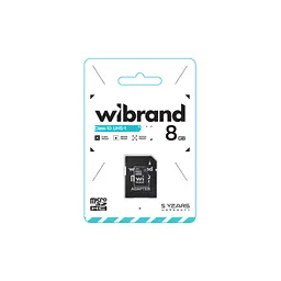 Карта пам'яті Wibrand 8GB microSD class 10 (WICDHC10/8GB-A) - мініатюра 2