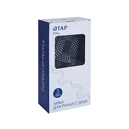 Ручний душ Qtap Rucni 140x110 мм прямокутний QTRUC125CRM45954 Chrome, Хром - мініатюра 4