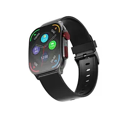 Смарт-годинник Smart Watch iMiki Frame2 AMOLED 2.01 (410x502) 300мАч Black - мініатюра 4