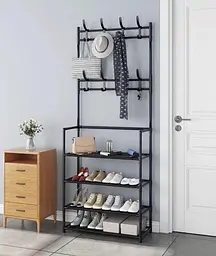 Універсальна підлогова вішалка для одягу та взуття Good Idea New Simple 60х29.5х151 см - мініатюра 2