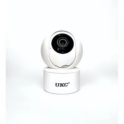 Бездротова поворотна IP-камера відеоспостереження WiFi microSD UKC 23ST Біла - мініатюра 2