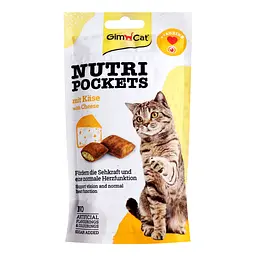 Ласощі для котів GimCat Nutri Pockets Cheese, 60 г - мініатюра 2