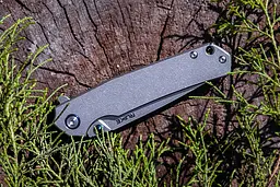 Ніж складаний туристичний Ruike P801-SF, (8.6 см) 14C28N/3cr14n сірий - мініатюра 8