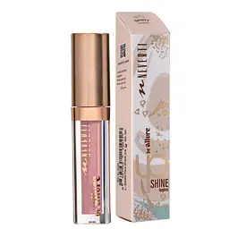 Блиск для губ Neverti Shine Lipgloss шимерний 3 мл (NP803), 003 Temp Me Бежевий