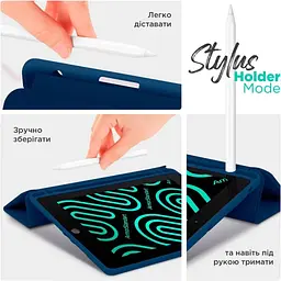 Чохол-книжка ArmorStandart Smart Fold Pen для Apple iPad 11 2025 (A16) / 10.9 2024 / 2022 Dark Blue (ARM74946) [133698] - мініатюра 6