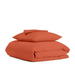 Дитяча постільна білизна в ліжечко ORANGE, помаранчевий (Ranfors103_Orange_Orange_140)