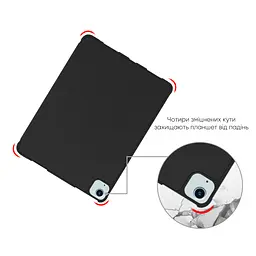 Чехол AIRON Premium SOFT для iPad Air 4/5-го поколения 10,9" 2020/2022 с защитной пленкой и салфеткой Black - мініатюра 9