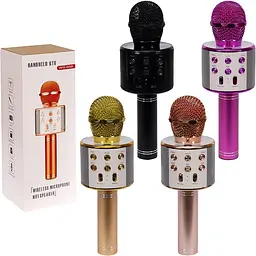 Мікрофон бездротовий караоке Bluetooth, WS-858 - мініатюра 5
