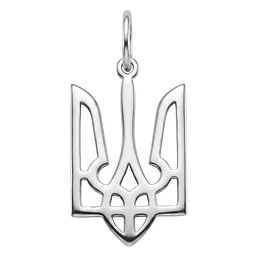 Срібний кулон Тризуб (7056)
