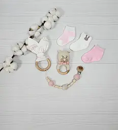 Букет з пелюшок для немовлят a.l.babybox Корони Білий (BU 18311589) - мініатюра 13
