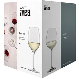 Набір келихів для білого вина Schott Zwiesel For You 368 мл 4 шт. (121871) - мініатюра 3