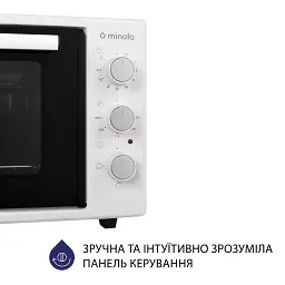 Електрична піч Minola FOE 3714 WH - мініатюра 3