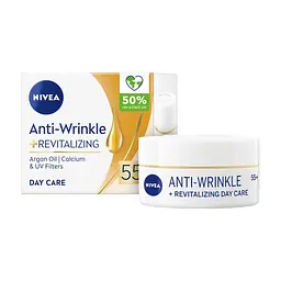 Крем для обличчя Nivea Anti-Wrinkle + Revitalising Day Cream 55+ 50 мл (5900017103181)