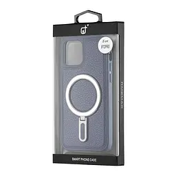 Чохол Jinduka Leather Ringo iPhone 12 Pro Blue - мініатюра 2