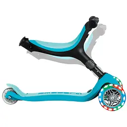 Самокат Globber Go Up Active Lights 360 колеса світяться до 20/50кг від 1 року блакитний (749-300) - мініатюра 17