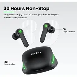 Навушники Tecno G01 Black - мініатюра 6