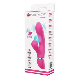 Вібратор PRETTY LOVE - Willow, 7 vibration functions 4 sucking functions PRETTY LOVE BI-014916 101956 - мініатюра 2