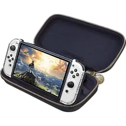 Чохол Game Traveler Deluxe Travel Case Zelda Black Gold Logo (Nintendo Switch, Switch Lite, Switch OLED model) - мініатюра 5