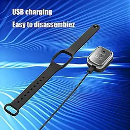 Wskvlcg Ультразвуковий годинник з репелентом від комарів, USB-перезаряджуваний браслет проти комарів, що підходить для дорослих - мініатюра 3