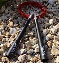 Скакалка швидкісна Power System PS-4033 Crossfit Jump Rope Red 2,8 м (PS-4033_Black-Red) - мініатюра 3
