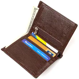 Чоловічий шкіряний гаманець Canpellini 10х11,5х1 см acs0025590 - мініатюра 4